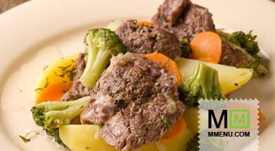 Баранина паровая с овощами Баранина паровая с овощами
