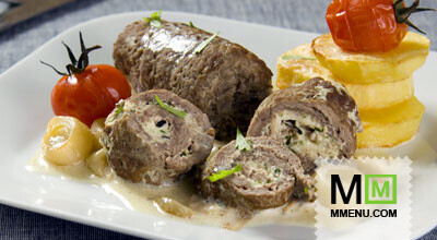 Рулетики мясные с сыром рикотта Рулетики мясные с сыром рикотта
