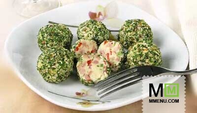 Сырные шарики с перцем Сырные шарики с перцем