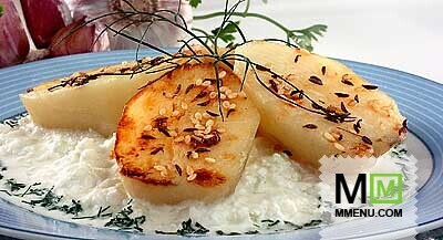 Картофель с цацики Картофель с цацики