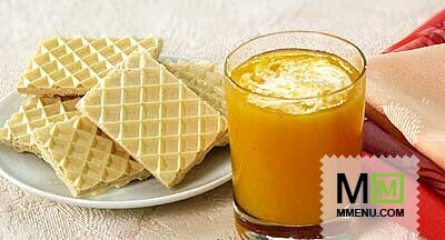 Пряный кисель с вафлями Пряный кисель с вафлями