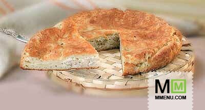 Пирог с рисом и палтусом Пирог с рисом и палтусом