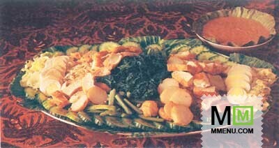 Гадо-гадо (овощной салат с арахисом) Гадо-гадо (овощной салат с арахисом)