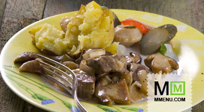 Мясо марала, тушенное с грибами Мясо марала, тушенное с грибами