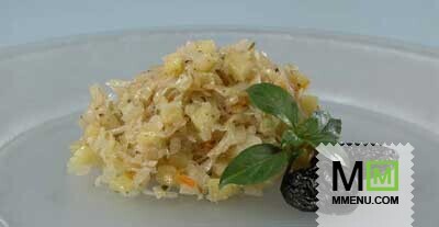 Капуста, тушенная с яблоками Капуста, тушенная с яблоками