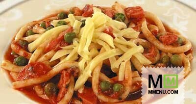 Макароны с сосисками Макароны с сосисками