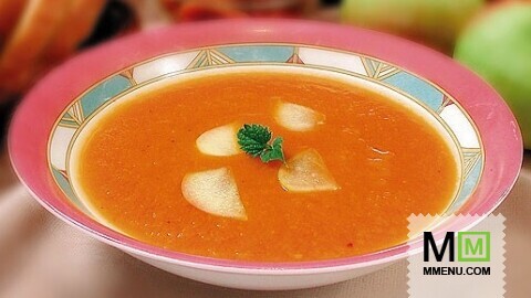 Суп-пюре из ревеня, кураги и яблок Суп-пюре из ревеня, кураги и яблок