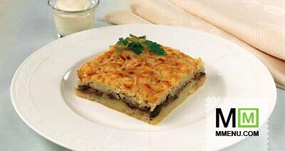 Картофельная бабка с грибами Картофельная бабка с грибами