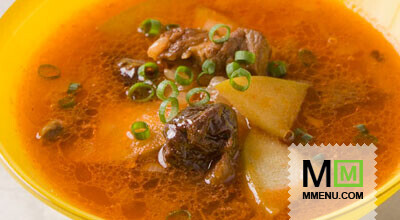 Суп мясной с фруктами (2) Суп мясной с фруктами (2)