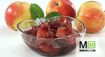 Варенье из брусники с яблоками Варенье из брусники с яблоками