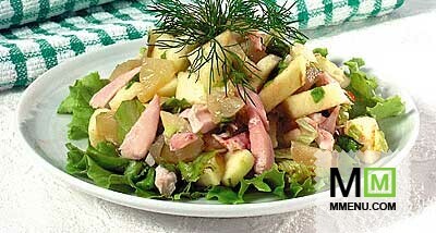 Салат мясной по-немецки Салат мясной по-немецки