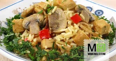 Курица с рисом в соусе карри Курица с рисом в соусе карри