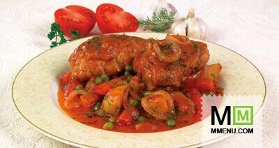Жаркое с курицей по-домашнему Жаркое с курицей по-домашнему