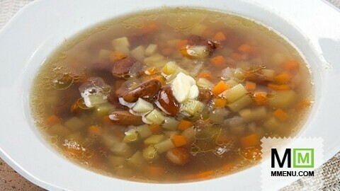 Фасолевый суп с картофелем