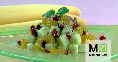 Салат с апельсинами и яблоками Салат с апельсинами и яблоками