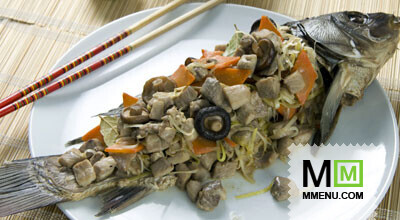 Карп с овощами Карп с овощами