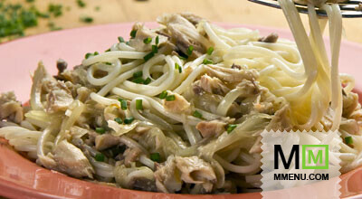 Горбуша с макаронами Горбуша с макаронами