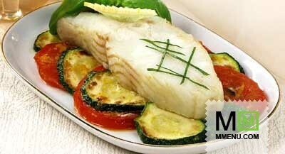 Палтус с овощами Палтус с овощами