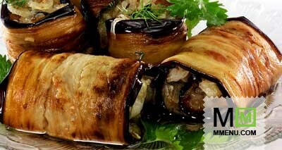 Баклажаны с луком и зеленью Баклажаны с луком и зеленью