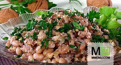 Фасоль с орехами Фасоль с орехами