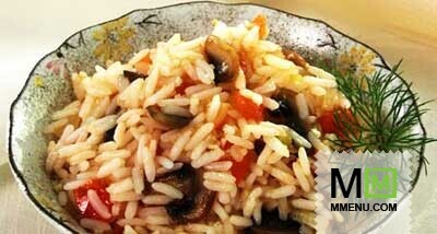 Ризотто с орехами и грибами Ризотто с орехами и грибами