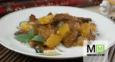 Печень с ананасом Печень с ананасом