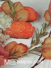 Приготовление блюда по рецепту - Семга с грибным соусом. Шаг 6
