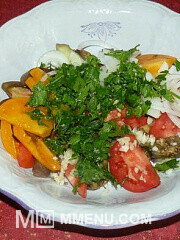 Приготовление блюда по рецепту - Салат из помидоров и баклажанов. Шаг 2