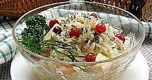Рецепт - Салат из квашеной капусты с маринованным