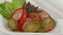 Рецепт - Салат с анчоусами