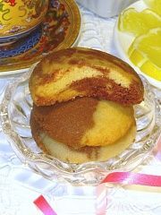 Приготовление блюда по рецепту - Двухцветное курабье . Шаг 11