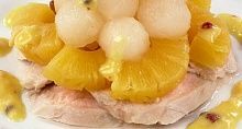 Рецепт - Салат с курицей и дыней
