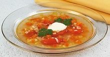 Рецепт - Суп рисовый с помидорами (3)