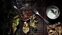 Рецепт - Темпура из ботвы