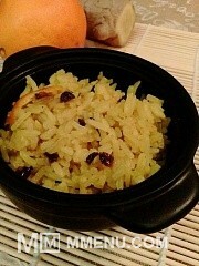 Приготовление блюда по рецепту - Рис с апельсином и имбирём. Шаг 6