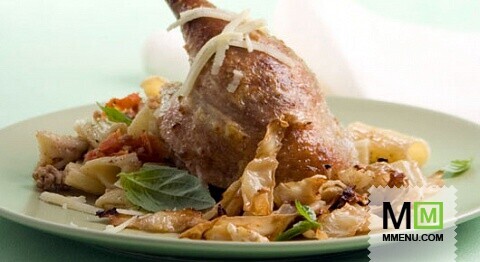 Гусь с макаронами по-итальянски Гусь с макаронами по-итальянски