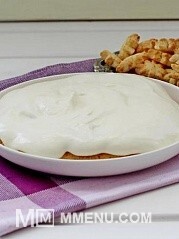 Приготовление блюда по рецепту - Песочный коржик с маскарпоне и клубникой. Шаг 10