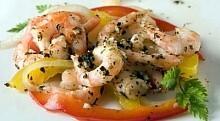 Рецепт - Креветки с орегано и сладким перцем