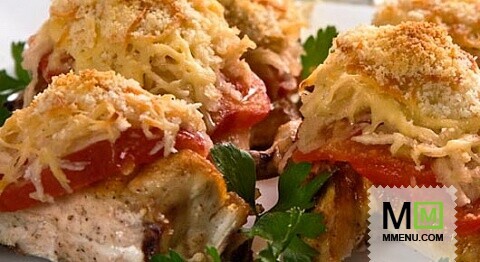 Курица, запеченная с яблоками Курица, запеченная с яблоками