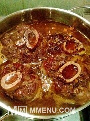 Приготовление блюда по рецепту - Оссобуко (Osso buco). Шаг 10