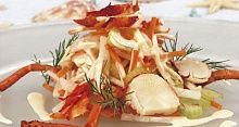 Рецепт - Салат с омарами