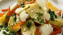 Рецепт - Салат с артишоками