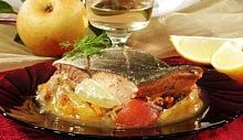 Рецепт - Горбуша с грушами