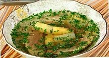 Рецепт - Суп из утки со спаржей