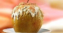 Рецепт - Яблоки под белковым кремом