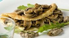 Рецепт - Омлет с грибами (2)