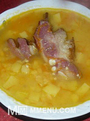 Приготовление блюда по рецепту - Гороховый суп с копчеными ребрышками - рецепт от Виталий. Шаг 13