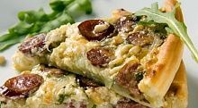 Рецепт - Пицца с копчеными колбасками