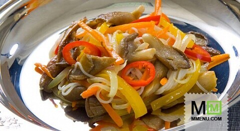 Рисовая лапша с овощами Рисовая лапша с овощами