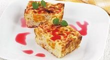 Рецепт - Запеканка с курагой